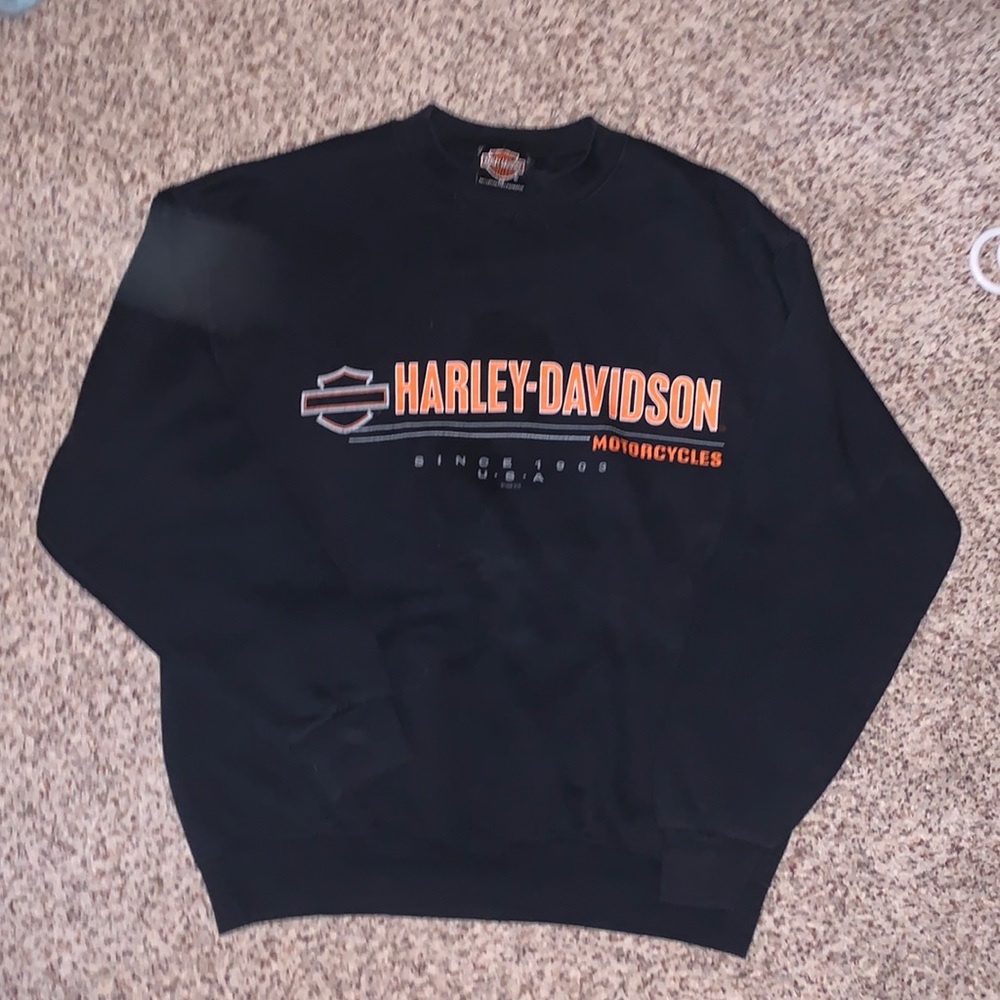 Harley Davidson Motorcycle Crewneck